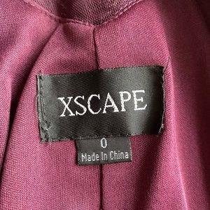 brand: Xscape // size: 0 // color: red/purple